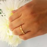 0.30 Carat (ctw) 10K Yellow Gold Round White Diamond Ladies Vintage Stackable Wedding Band 1/3 CT