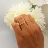 0.30 Carat (ctw) 10K Yellow Gold Round White Diamond Ladies Vintage Stackable Wedding Band 1/3 CT