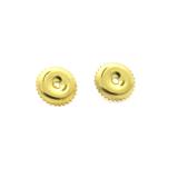 10K Yellow Gold Screw Back Earring Backings Only
