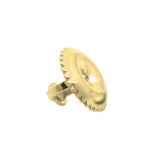 Yellow Plated Sterling Silver Screw Back Earring Backing Only (Diameter 4.65mm)