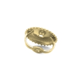 Yellow Plated Sterling Silver Screw Back Earring Backing Only (Diameter 4.65mm)
