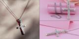 0.30 Carat (ctw) 18K Yellow Gold Round White Diamond Men's Cross Pendant 1/3 CT (Chain Included)