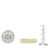 IGI CERTIFIED 0.75 Carat (ctw) 14K Yellow Gold Round Cut Diamond Ladies Wedding Band 3/4 CT