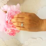 0.20 Carat (ctw) 14K White Gold Round Diamond Ladies Vintage Bridal Engagement Ring 1/5 CT