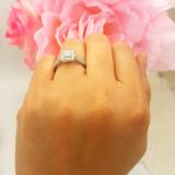 0.20 Carat (ctw) 14K White Gold Round Diamond Ladies Vintage Bridal Engagement Ring 1/5 CT