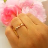 0.15 Carat (ctw) 18K Rose Gold Round Cut Diamond Bridal Semi Mount Engagement Ring