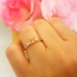 0.15 Carat (ctw) 18K Rose Gold Round Cut Diamond Bridal Semi Mount Engagement Ring