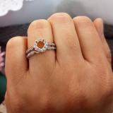 0.30 Carat (ctw) 10K Rose Gold Round Diamond Ladies Semi Mount Ring Set 1/3 CT (No Center Stone)