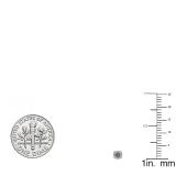 0.40 Carat (ctw) Sterling Silver Round Cut Champagne & White Diamond Stud Earrings