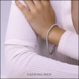 0.20 Carat (ctw) Sterling Silver Round Cut Diamond Ladies