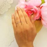 0.07 Carat (ctw) 18K Rose Gold Round Diamond Ladies Bridal Crown Anniversary Wedding Band