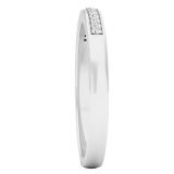 0.07 Carat (ctw) 14K White Gold Round Diamond Ladies Anniversary Wedding Band Stackable Ring