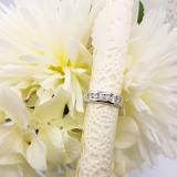 1.05 Carat (ctw) 10K White Gold Round White Diamond Men's Comfort Fit Wedding Band 1 CT