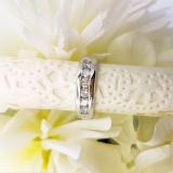 1.05 Carat (ctw) 10K White Gold Round White Diamond Men's Comfort Fit Wedding Band 1 CT