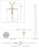 Round White Diamond Elegant Cross Pendant with 18 inch Silver Chain for Women (0.10 ctw, Color I-J, Clarity I1-I2) in 18K Yellow Gold
