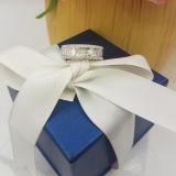 1.60 Carat (ctw) 14K White Gold Round & Baguette Diamond Ladies Anniversary Wedding Band