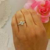 IGI CERTIFIED 0.96 Carat (Ctw) 14K White Gold Marquise Diamond Ladies Engagement Solitaire Ring 1 CT