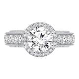 Sterling Silver Round White Cubic Zirconia CZ Ladies Bridal Engagement Ring