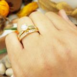 IGI CERTIFIED 1.65 Carat (ctw) 18K Yellow Gold Round Diamond Ladies Bridal Engagement Ring Set