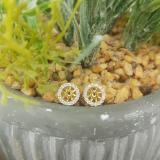 0.30 Carat (ctw) Only Jackets 14K Yellow Gold Round Diamond Removable Jackets Stud Earrings 1/3 CT