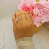 0.20 Carat (ctw) Round White Diamond Ladies Stackable Wedding Band 1/5 CT 18K Yellow Gold