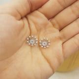 0.30 Carat (ctw) 14K White Gold Round Diamond Removable Jackets For Stud Earrings 1/3 CT