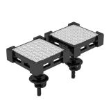 0.45 Carat (ctw) Black Rhodium Plated Sterling Silver Diamond V Prong Mens Stud Earrings 1/2 CT