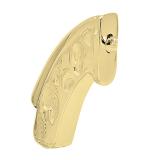 1.20 Carat (ctw) 10K Yellow Gold Round White Diamond Ladies Fine In And Out Hoop Earrings 1 1/4 CT