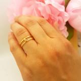 0.12 Carat (ctw) 10K Yellow Gold Round White Diamond Ladies Anniversary Enhancer Guard Wedding Band