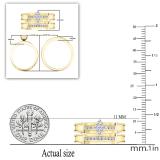 0.30 Carat (ctw) Round Diamond Marquise Shape Wedding Ring Sets for Her 1/3 CT | 18K Yellow Gold