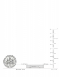 0.08 Carat (ctw) 14K White Gold Round White Diamond Men's Anniversary Wedding Band