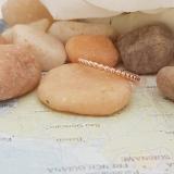 18K Rose Gold Ladies Bridal Beaded Style Wedding Band Ring