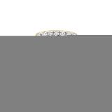0.50 Carat (ctw) 10K Yellow Gold Round Diamond Ladies Split Shank Cluster Engagement Ring Set 1/2 CT