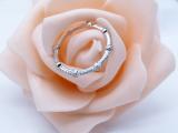0.25 Carat (ctw) 10K White Gold Round Diamond Ladies Eternity Wedding Stackable Band 1/4 CT