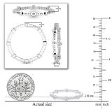 0.25 Carat (ctw) 10K White Gold Round Diamond Ladies Eternity Wedding Stackable Band 1/4 CT