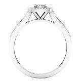 0.25 Carat (ctw) 10K White Gold Round Diamond Ladies Vintage Bridal Engagement Ring 1/4 CT
