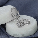 1.50 Carat (ctw) 10K White Gold Round Diamond Ladies Fashion Vintage Engagement Ring Set 1 1/2 CT