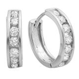 1.00 Carat (ctw) 14K Yellow Gold Round Cut Diamond Ladies Swirl Bridal Halo Engagement Ring With Matching Band Set 1 CT
