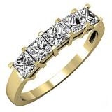 1.50 Carat (ctw) 10K White Gold Marquise Cut Black Diamond Ladies Engagement Solitaire Ring