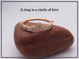 Round White Diamond Beaded Chevron Wedding Band for Women (0.25 ctw, Color I-J, Clarity I2-I3) in 10K Rose Gold
