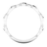 0.25 Carat (ctw) 10K White Gold Round Diamond Ladies Eternity Anniversary Wedding Band Ring 1/4 CT