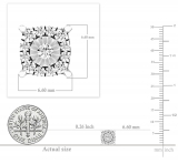 0.30 Carat (ctw) 10K White Gold Round White Diamond Ladies Stud Earrings 1/3 CT