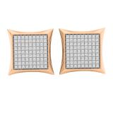 0.05 Carat (ctw) 10K Rose Gold Round White Diamond Kite Shape Ladies Stud Earrings