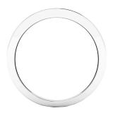 0.10 Carat (ctw) Sterling Silver Round Diamond Ladies Anniversary Wedding Stackable Band 1/10 CT