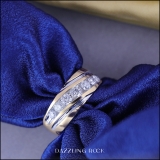 1.00 Carat (ctw) 14K Yellow Gold Round White Diamond Men's Fashion Wedding Band 1 CT