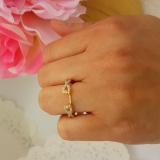 0.23 Carat (ctw) 10K Yellow Gold Round White Diamond Ladies Wedding Band Enhancer Guard Ring 1/4 CT