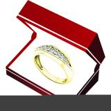 0.50 Carat (ctw) 10K Yellow Gold Round Diamond Men's Anniversary Wedding Stackable Band 1/2 CT