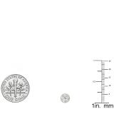 0.25 Carat (ctw) 18K Yellow Gold Round White Diamond Ladies Cluster Stud Earrings 1/4 CT