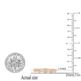 0.15 Carat (ctw) 10K Rose Gold Round Diamond Ladies Anniversary Wedding Band