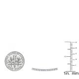 3.00 Carat (ctw) 10K White Gold Round White Diamond Ladies Tennis Bracelet